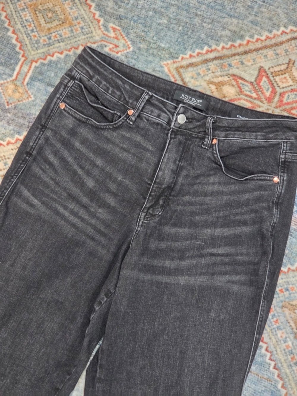 Judy Blue Charcoal‎ Gray High-Rise Jeans
